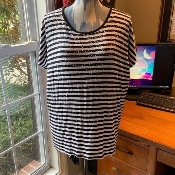 Design History black and white striped shirt - Picture 1 of 5